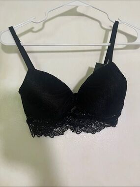 Lace Bralette - Black